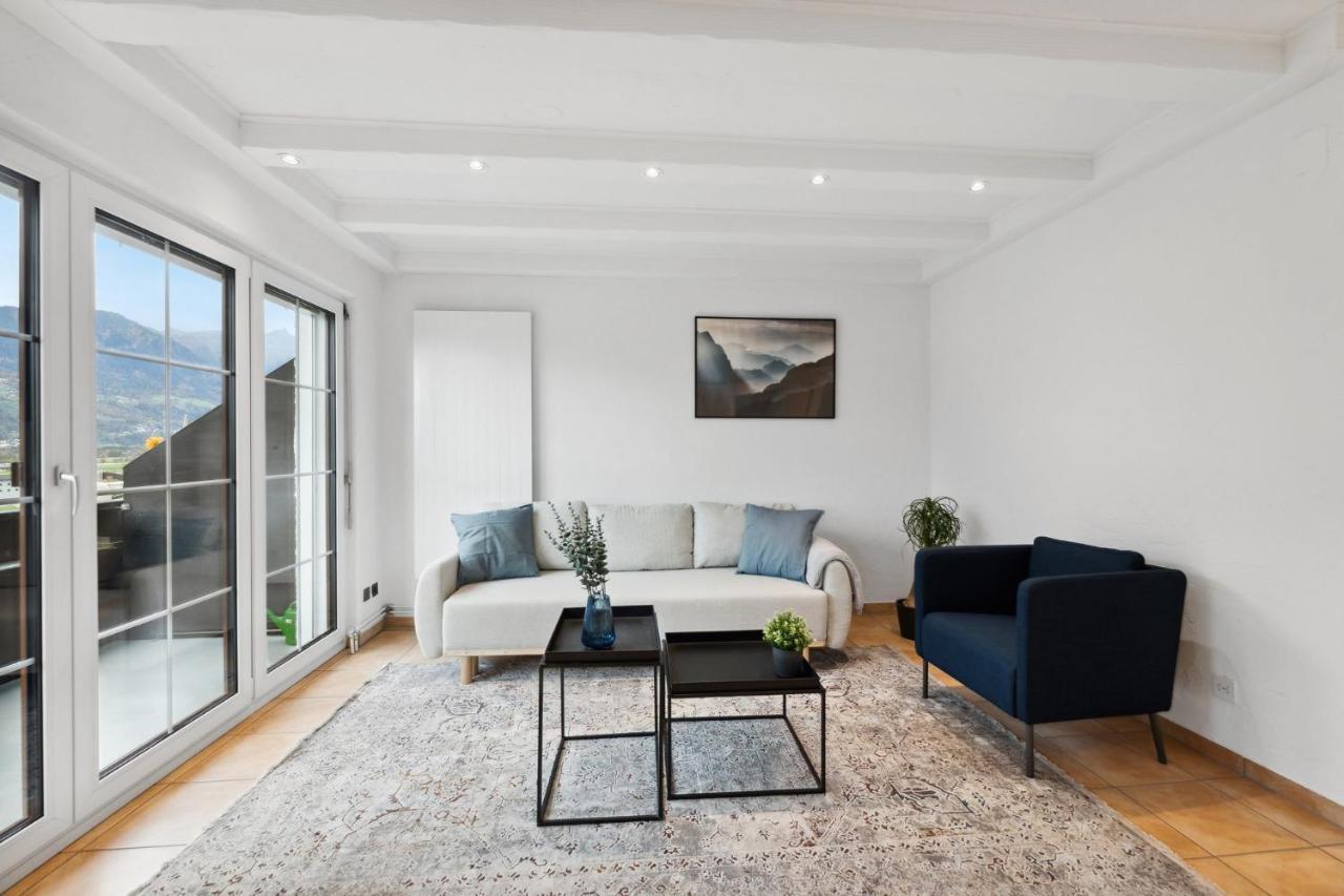 Sonniges Apartment Mit Traumhaftem Bergblick Buchs  Exterior foto